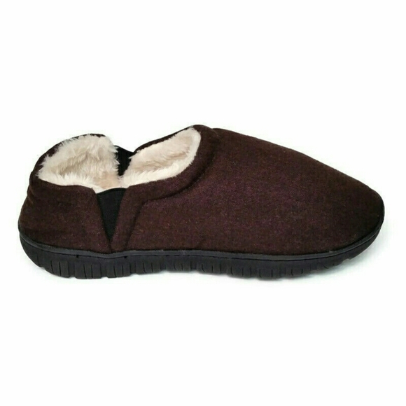 Homitem Mens House Slippers Size 9 Fuzzy Lining - Picture 11 of 12